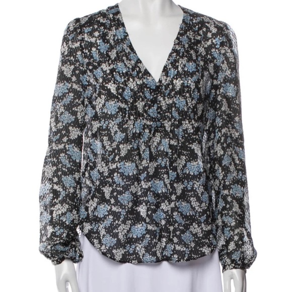 NWOT Veronica Beard Floral Silk blouse - Picture 2 of 10